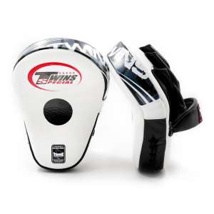 Twins Łapy trenera PML 10 białe skóra naturalna