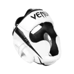 Kask bokserski Venum Elite White/Black