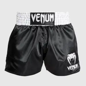 Venum Spodenki Muay Thai Classic Czarne/Białe