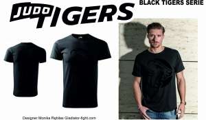 KOSZULKA JUDO TIGERS BLACK SERIE